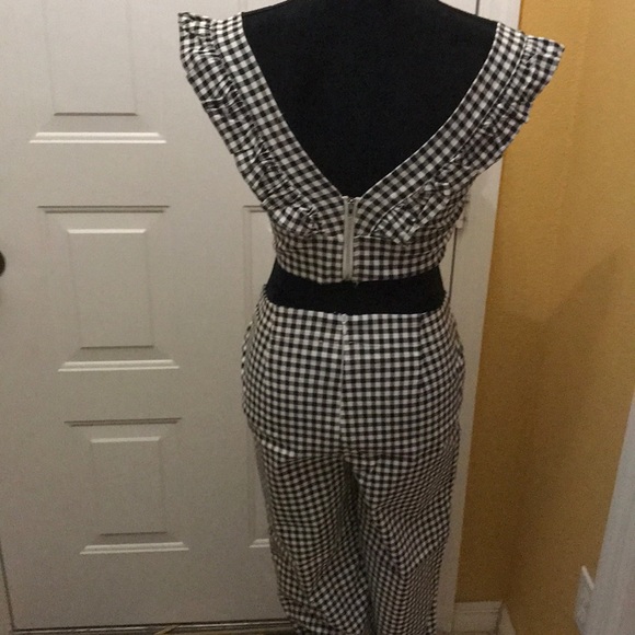 Black and white pants set - Picture 8 of 8